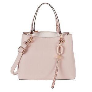 Aldo Pink Shoulder Bag with Chain Detail